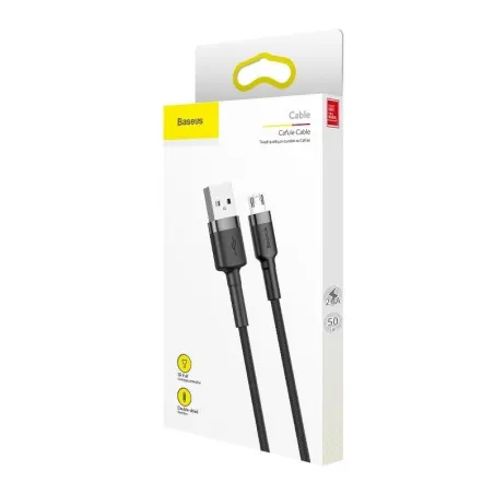 Baseus Cafule Micro USB cable 2.4A 1m (Gray + Black)